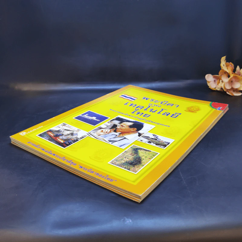 พระบิดา 4 เล่ม ได้แก่ ลูกเสือไทย, เกษตรกรรมแผนใหม่ไทย, กองทัพเรือไทย, เทคโนโลยีไทย รูปที่ 6