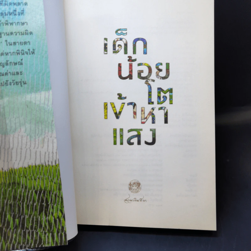 เด็กน้อยโตเข้าหาแสง - มิลินทร์ รูปที่ 8