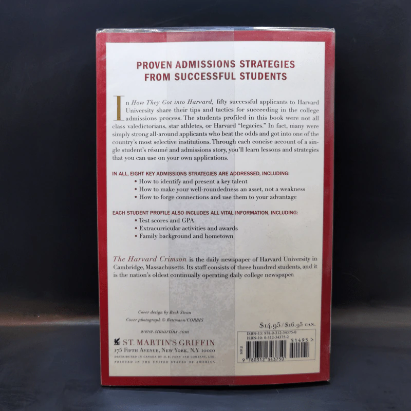 How They Got into Harvard - The Harvard Crimson รูปที่ 2