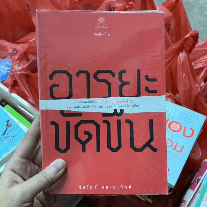 อารยะขัดขืน - ชัยวัฒน์ สถาอานันท์ รูปที่ 1