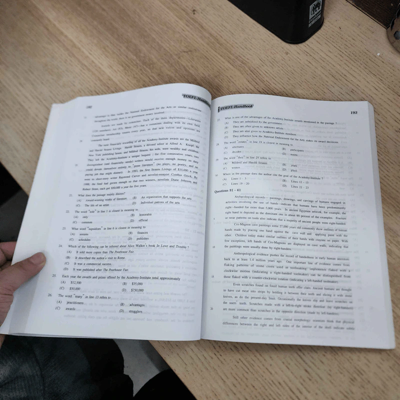 TOEFL Handbook รูปที่ 10