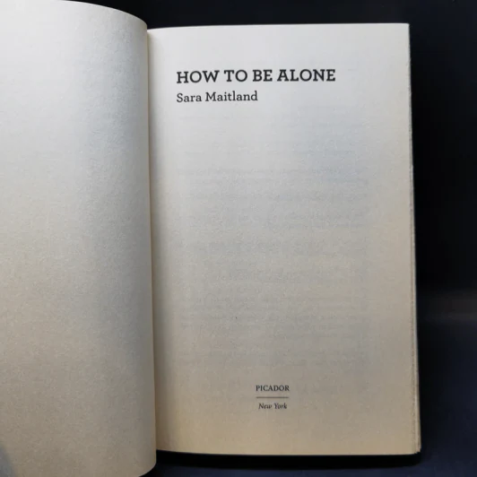 How to be Alone - Sara Maitland รูปที่ 8