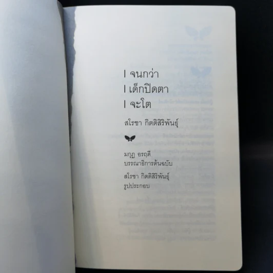 จนกว่า เด็กปิดตา จะโต - สโรชา กิตติสิริพันธุ์ รูปที่ 8