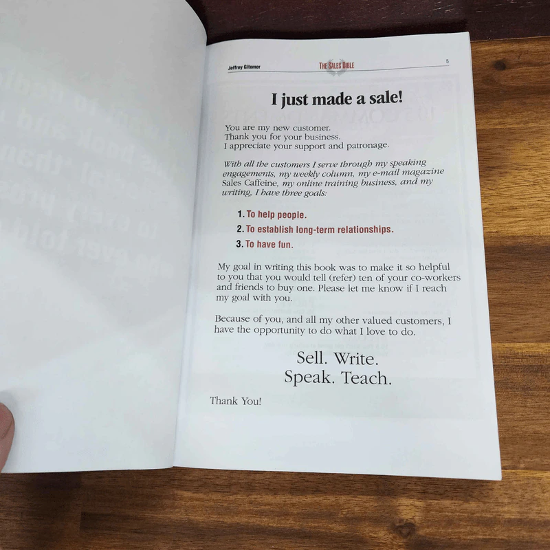 Sales Bible The Ultimate Sales Resource - Jeffrey Gitomer รูปที่ 10