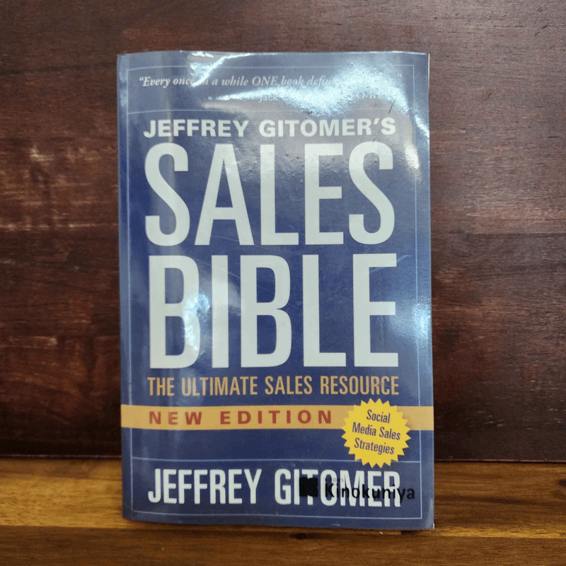 Sales Bible The Ultimate Sales Resource - Jeffrey Gitomer รูปที่ 1