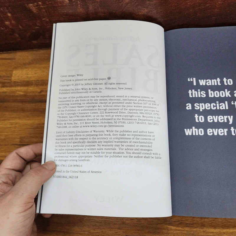 Sales Bible The Ultimate Sales Resource - Jeffrey Gitomer รูปที่ 8