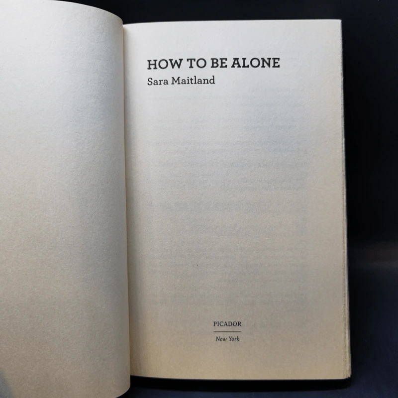 How to be Alone - Sara Maitland รูปที่ 8