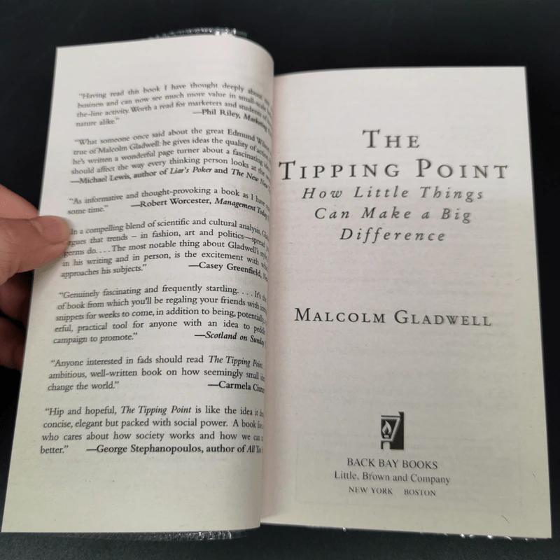 The Tipping Point - Malcolm Gladwell รูปที่ 7