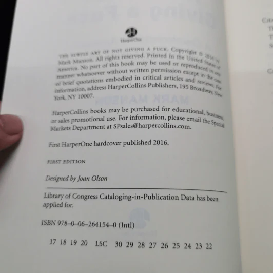 The Subtle Art of Not Giving a F*ck - Mark Manson รูปที่ 7