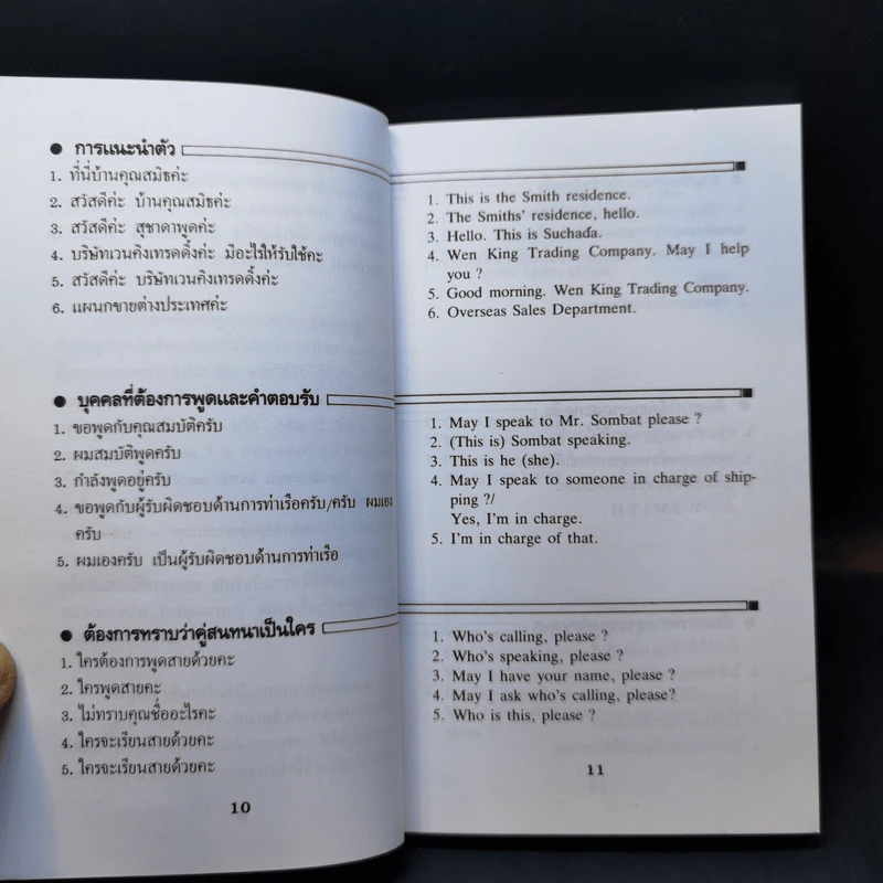 ภาษาอังกฤษทางโทรศัพท์ในวงการธุรกิจ รูปที่ 11