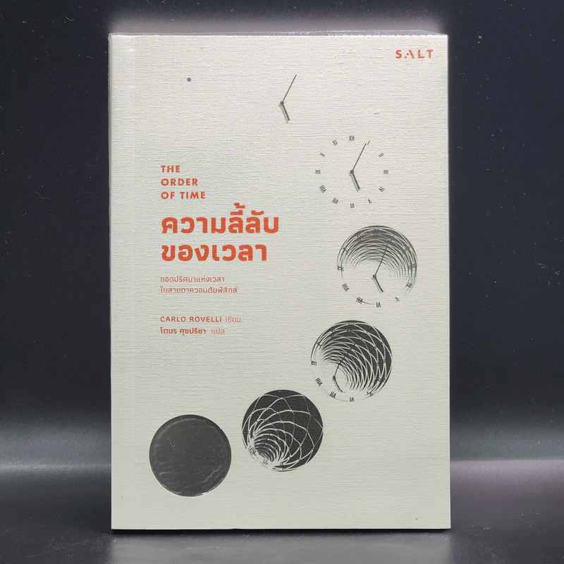 ความลี้ลับของเวลา : ถอดปริศนาแห่งเวลาในสายตาควอนตัมฟิสิกส์ - Carlo Rovelli (คาร์โล โรเวลลี) รูปที่ 1