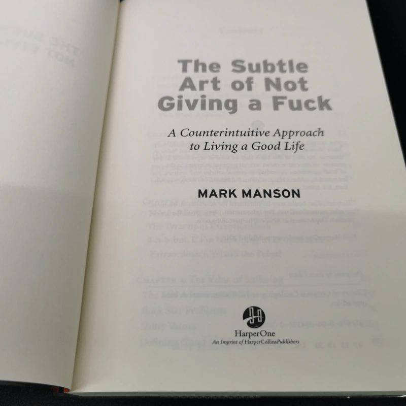 The Subtle Art of Not Giving a F*ck - Mark Manson รูปที่ 6