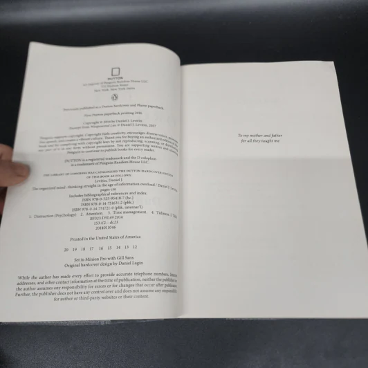 The Organized Mind - Daniel J. Levitin รูปที่ 10