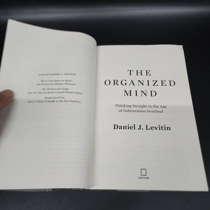 The Organized Mind - Daniel J. Levitin รูปที่ 9