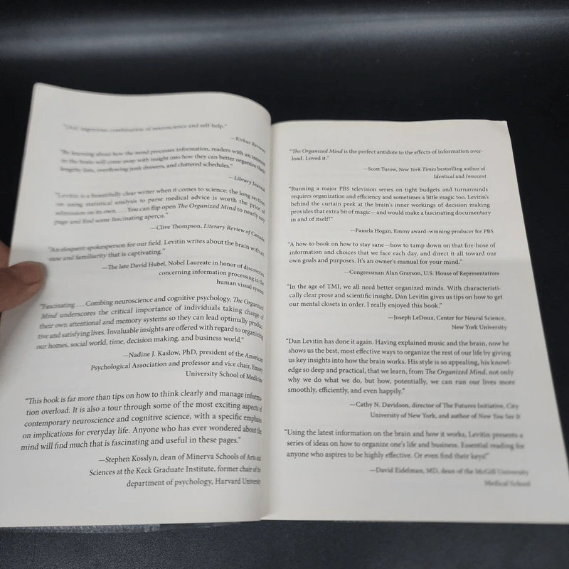 The Organized Mind - Daniel J. Levitin รูปที่ 7