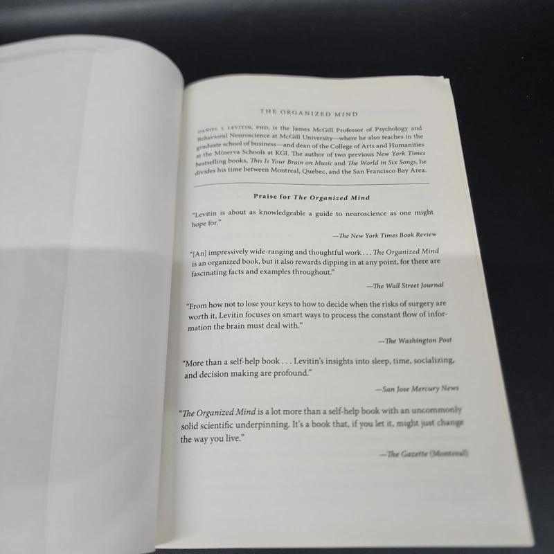 The Organized Mind - Daniel J. Levitin รูปที่ 6