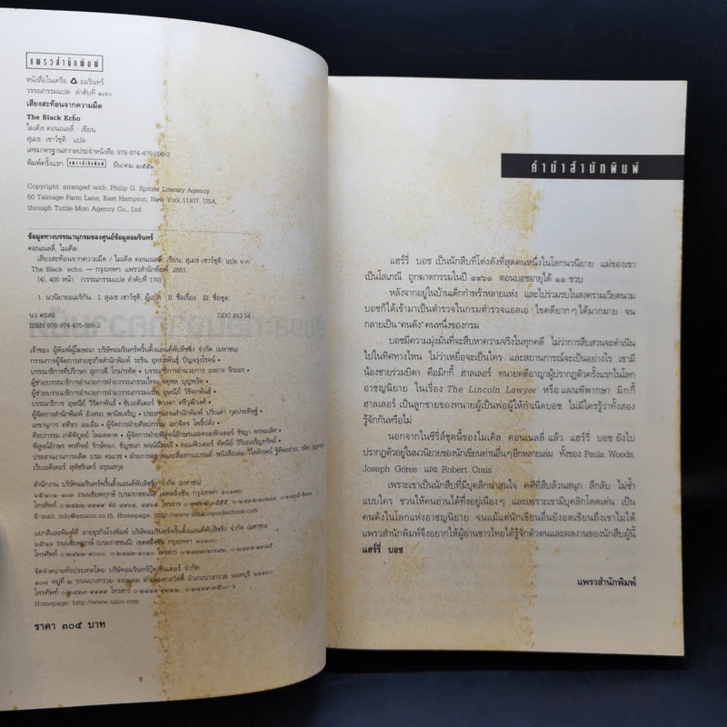 The Black Echo ชุดนักสืบแฮร์รี่ บอช : เสียงสะท้อนจากความมืด - ไมเคิล คอนเนลลี่ รูปที่ 9