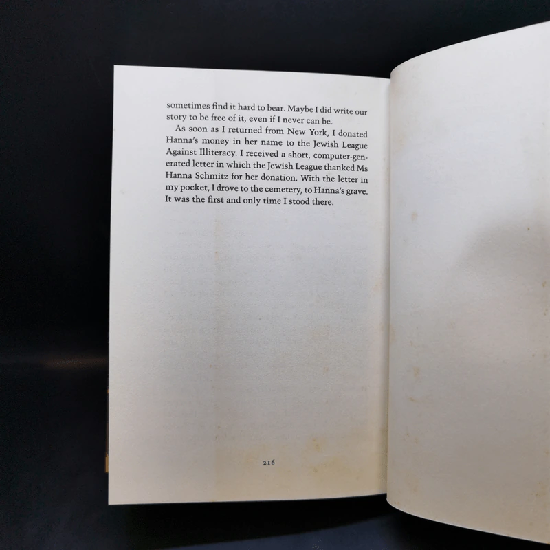 The Reader - Bernhard Schlink รูปที่ 10