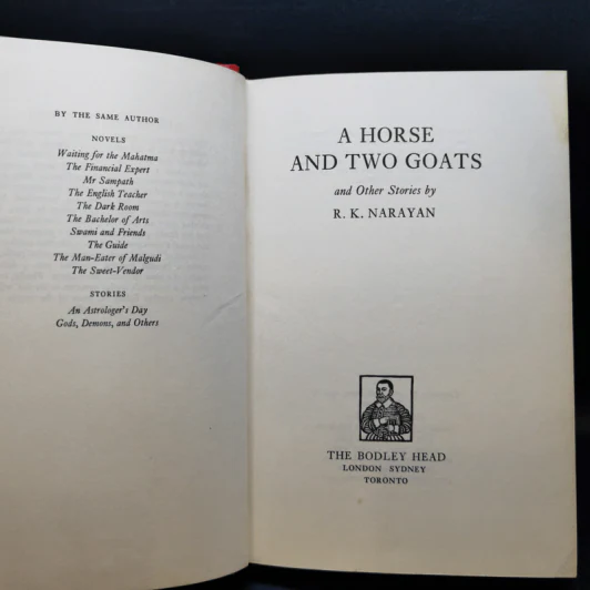 A Horse and Two Goats - R.K.Narayan รูปที่ 9