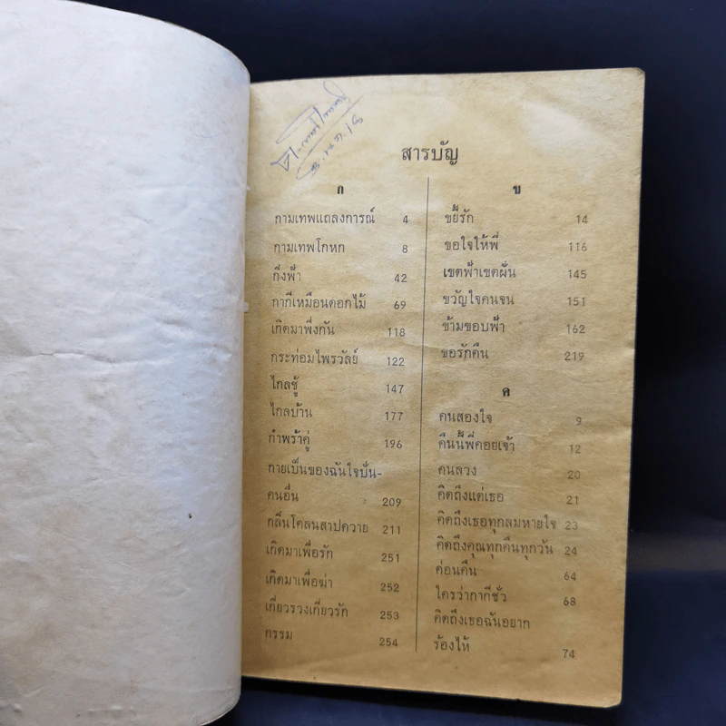 หนังสือเนื้อเพลง นักร้องลูกทุ่ง สรรชัย โกรานนท์ รูปที่ 8