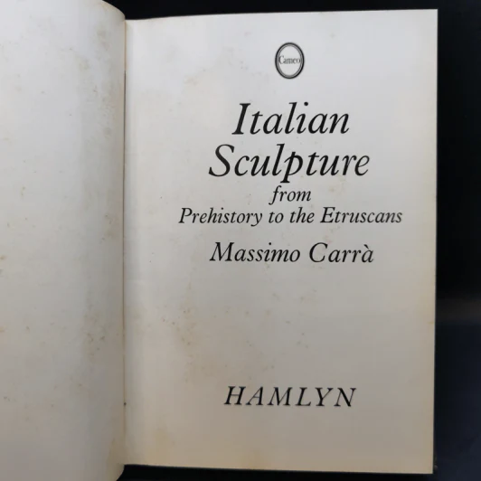 Italian Sculpture from Prehistory to the Etruscans รูปที่ 8