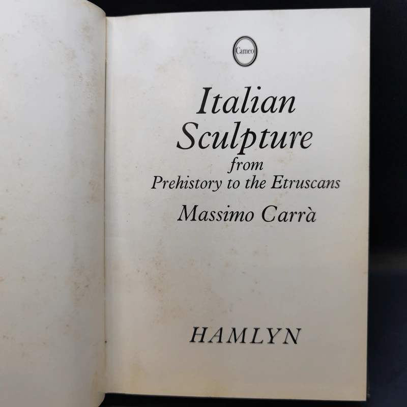 Italian Sculpture from Prehistory to the Etruscans รูปที่ 8
