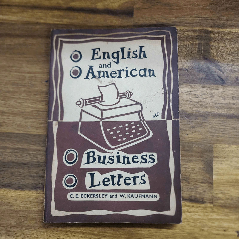 English and American Business Letters รูปที่ 1
