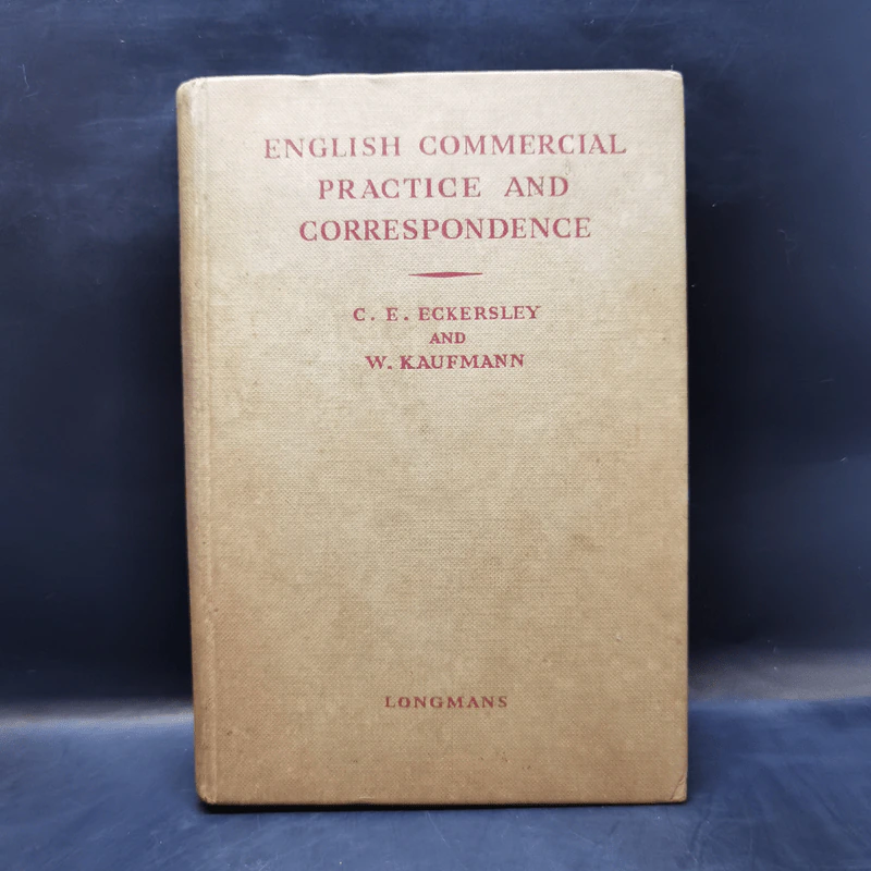 English Commercial Practice and Correspondence รูปที่ 1