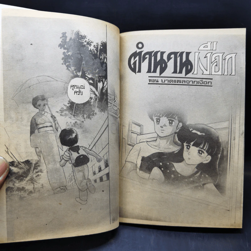 การ์ตูนยุคเก่า ตำนานเงือก ตอน บาดแผลจากเงือก - Takahashi Rumiko รูปที่ 8