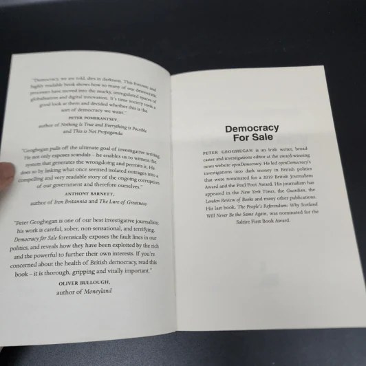 Democracy for Sale - Peter Geoghegan รูปที่ 6