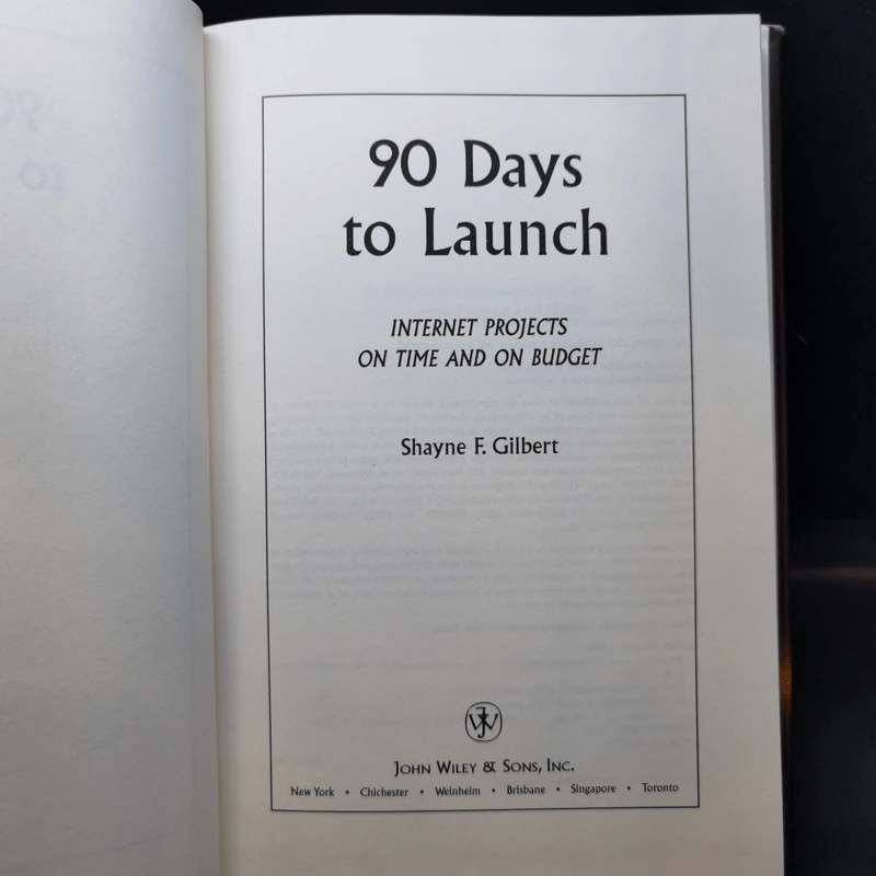 90 Days to Launch - Shayne f. Gilbert รูปที่ 8
