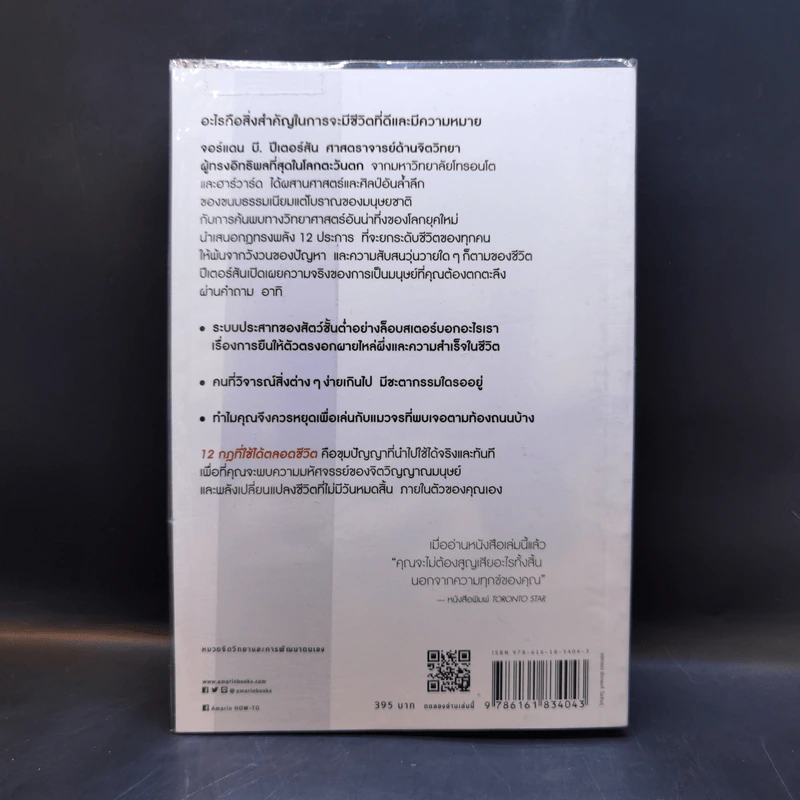 12 กฎที่ใช้ได้ตลอดชีวิต - จอร์แดน บี ปีเตอร์สัน Jordan B. Peterson รูปที่ 2