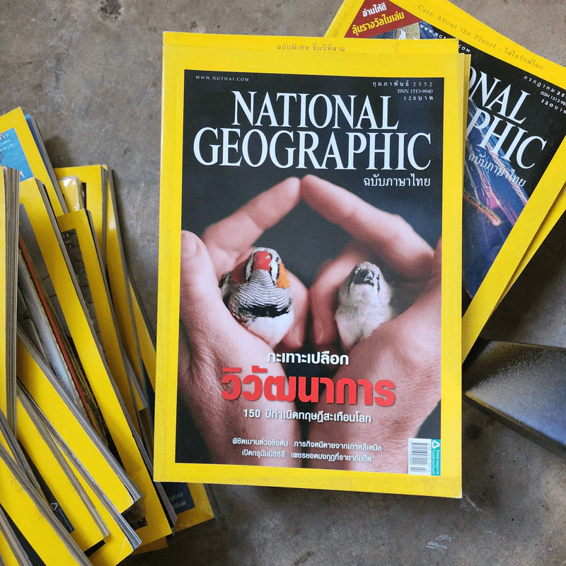 National Geographic ก.พ.2552 กะเทาะเปลือกวิวัฒนาการ รูปที่ 1