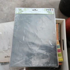 แผ่นพลาสติกสร้างลาย ของใหม่มือหนึ่งในซีล 300x400x0.4 mm. ขายรวม 3 แพ็คตามภาพ