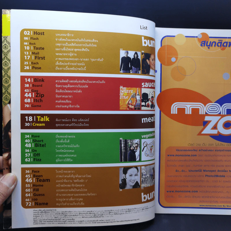 HAMBURGER ปีที่ 1 ฉบับที่ 1 ส.ค.2545 ฉบับปฐมฤกษ์ รูปที่ 8