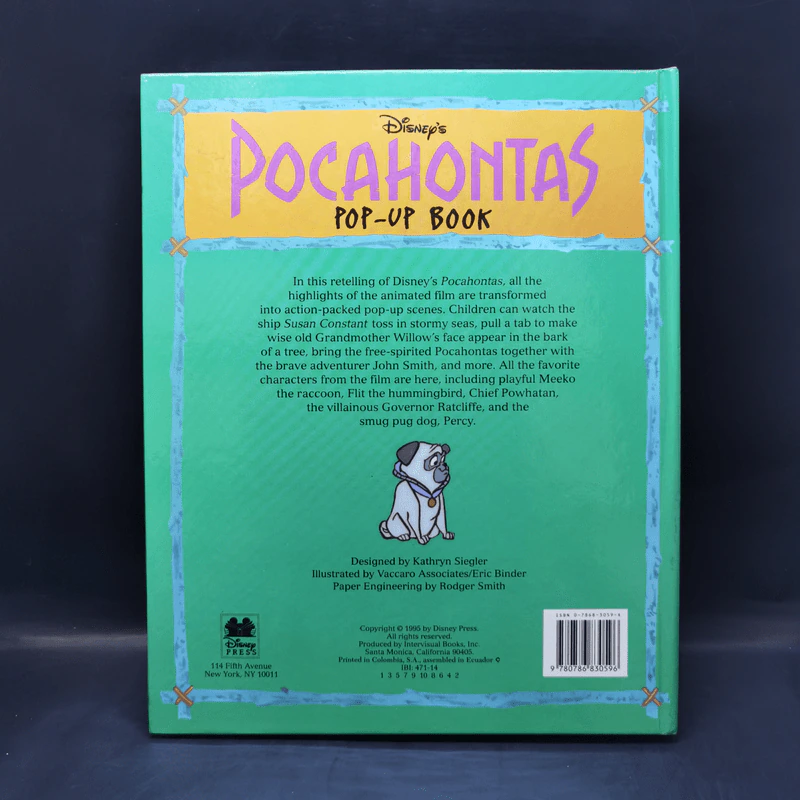 Disney's Pocahontas Pop-Up Book รูปที่ 2