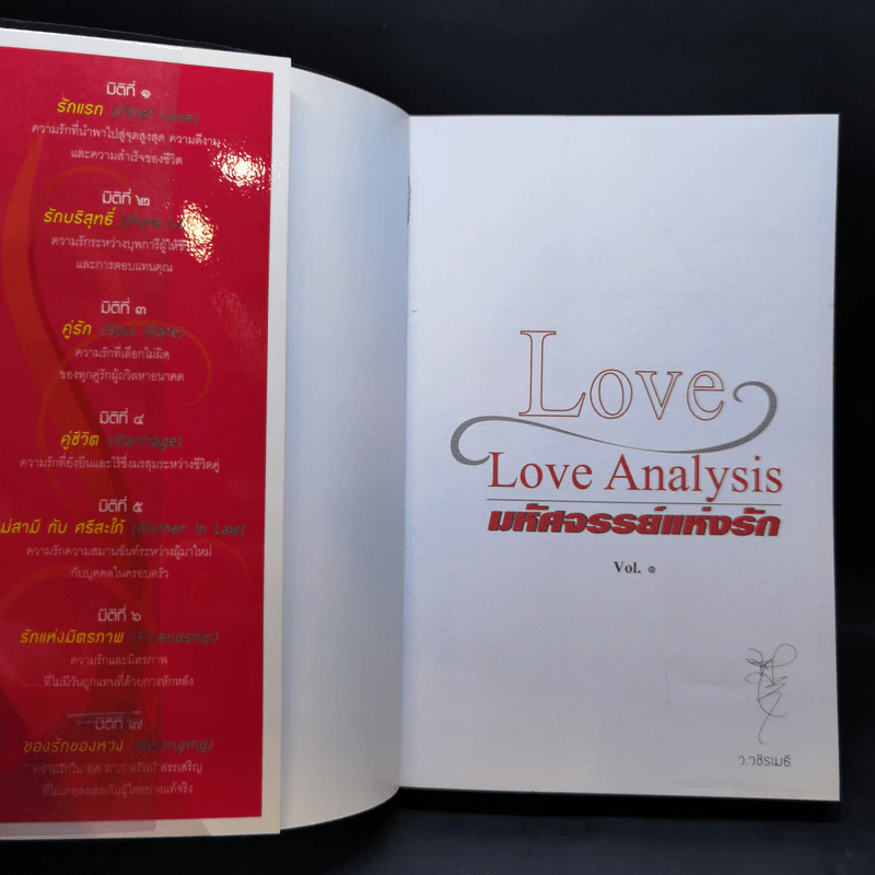 Love Analysis มหัศจรรย์แห่งรัก Vol.1 - ว.วชิรเมธี รูปที่ 8