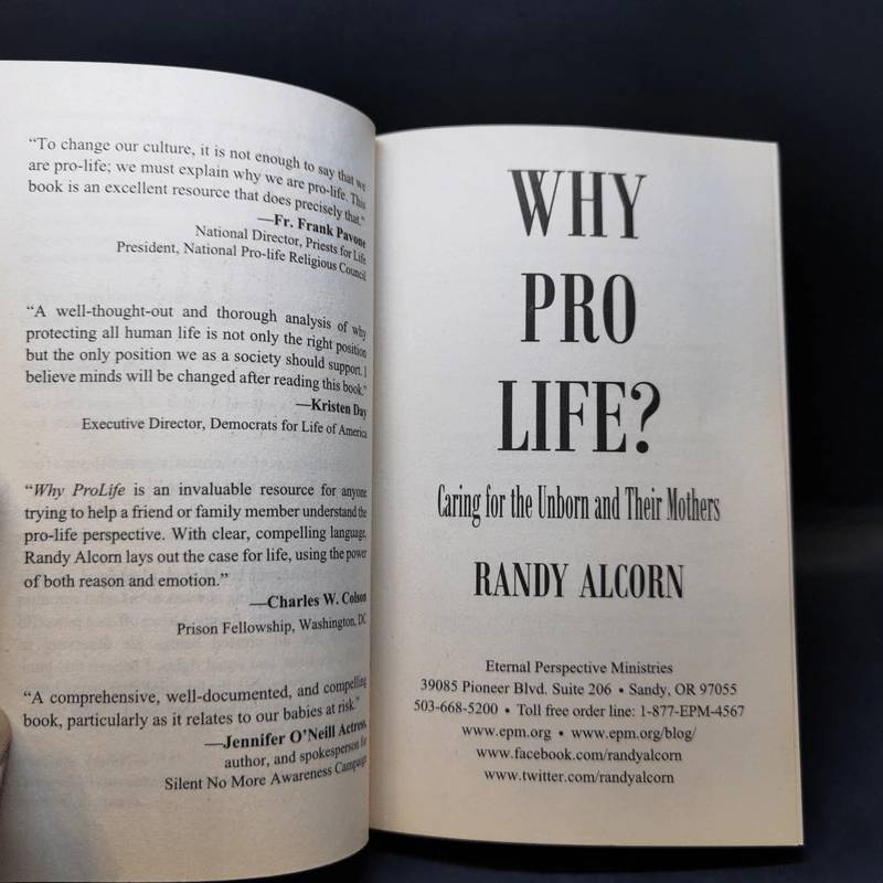 Why Pro Life? - Randy Alcorn รูปที่ 8