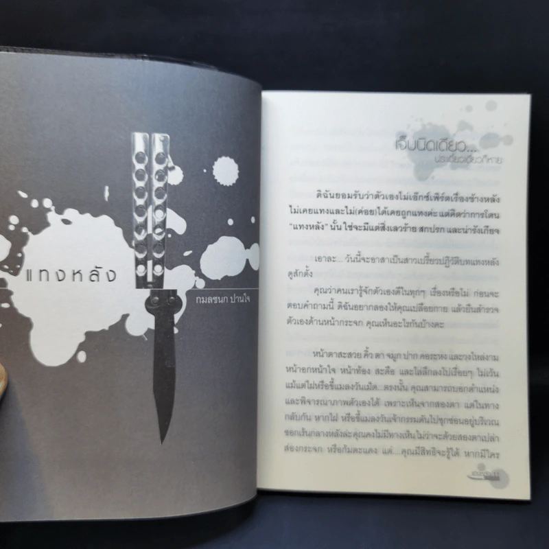 หนังสือเล่มนี้มีชื่อเรื่องอยู่ปกหลัง รูปที่ 10