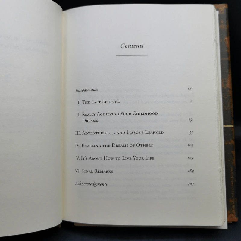 The Last Lecture - Randy Pausch รูปที่ 10