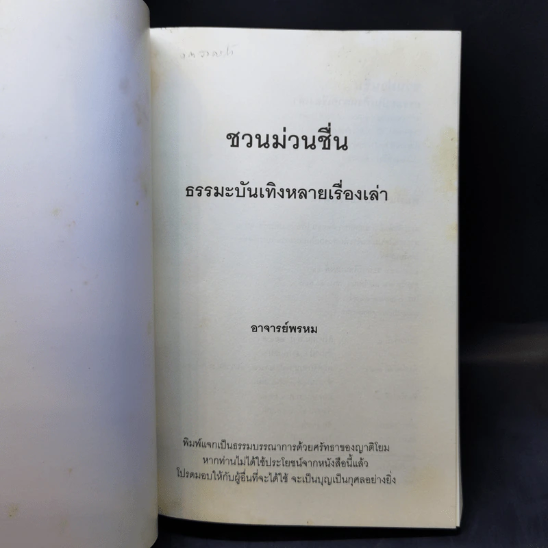 ชวนม่วนชื่น  ธรรมะบันเทิงหลายเรื่องเล่า - พระอาจารย์พรหม รูปที่ 8