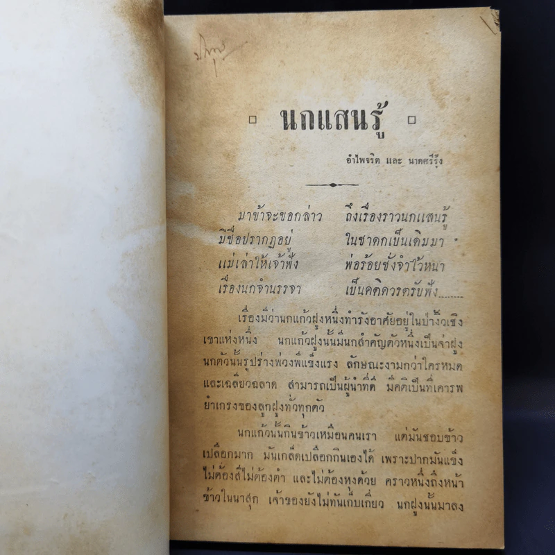 นกแสนรู้ อนุสรณ์งานฌาปนกิจศพ นายยิ่ง ศรีดารานนท์ รูปที่ 12