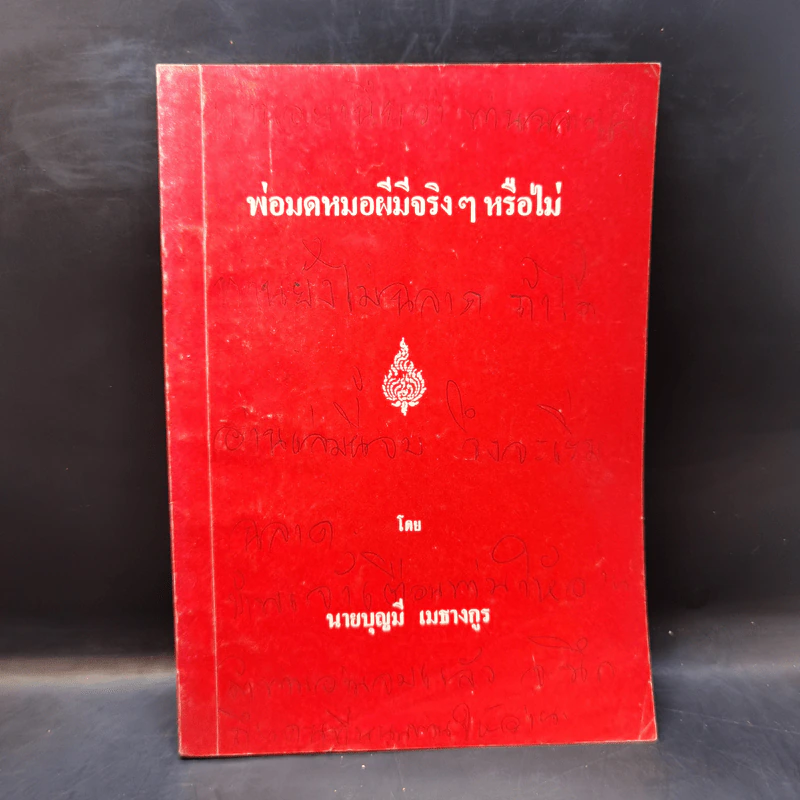 พ่อมดหมอผีมีจริงๆหรือไม่ - นายบุญมี เมธางกูร รูปที่ 1
