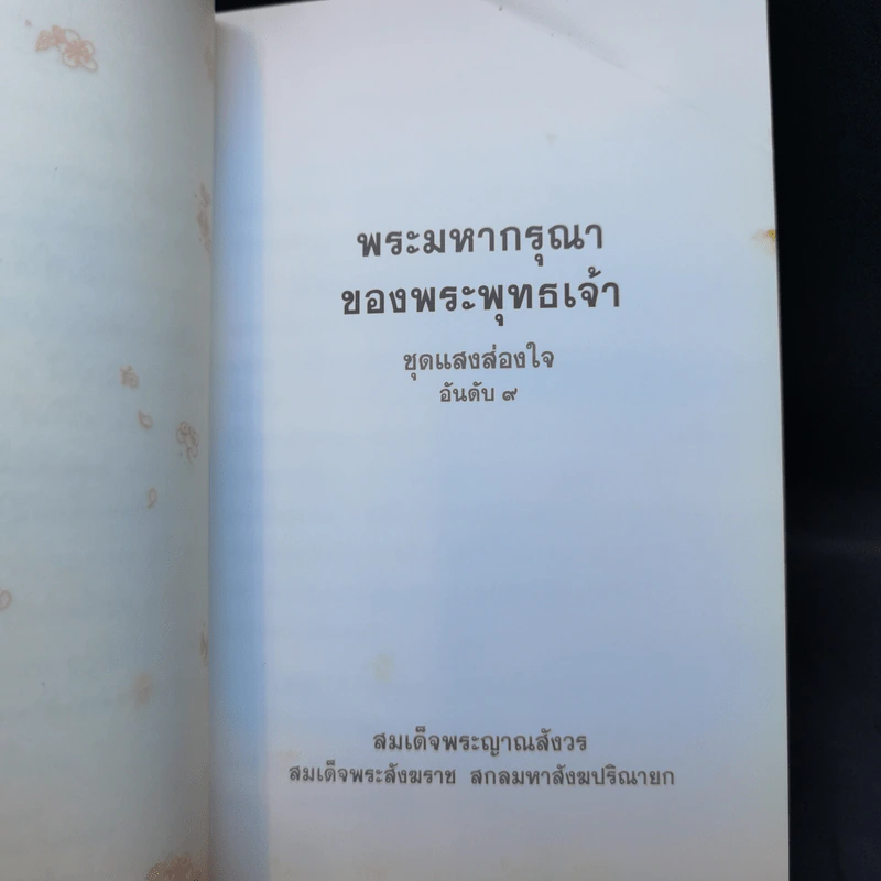 แสงส่องใจ - สมเด็จพระญาณสังวร สมเด็จพระสังฆราช สกลมหาสังฆปริณายก รูปที่ 9