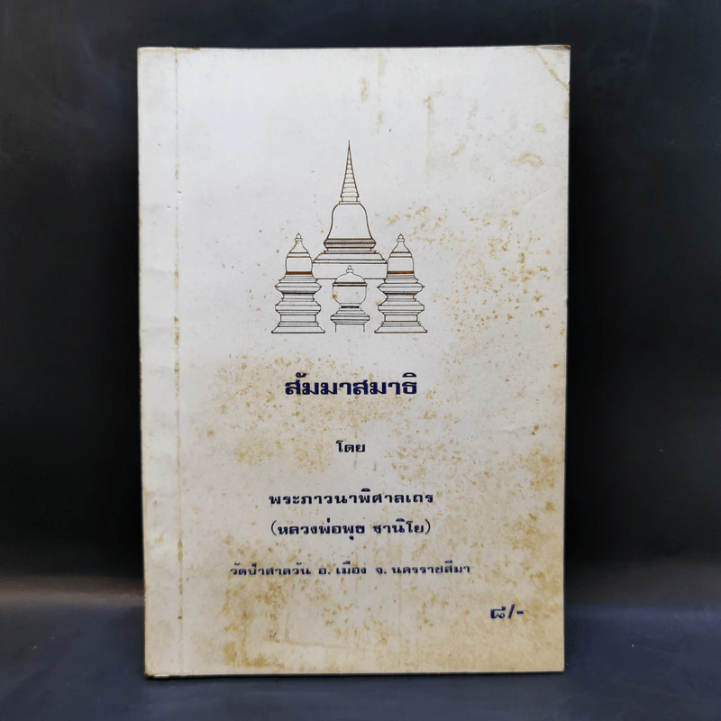 สัมมาสมาธิ - พระภาวนาพิศาลเถร รูปที่ 1