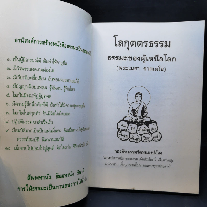 โลกุตตรธรรม ที่ระลึกงานทอดกฐิน ธนาคารออมสิน 7 พ.ย.2536 รูปที่ 8