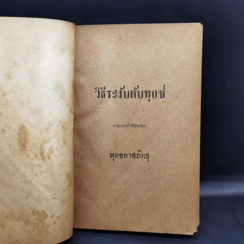 วิธีระงับดับทุกข์ ตามแนวคำสอนของพุทธทาสภิกขุข รูปที่ 8