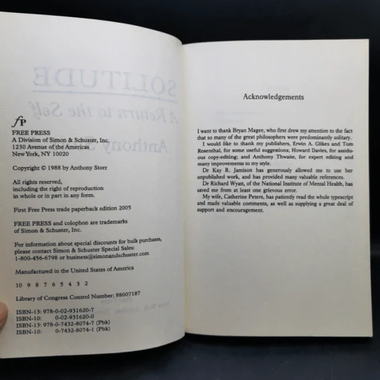 Solitude: A Return to the Self - Anthony Storr รูปที่ 9