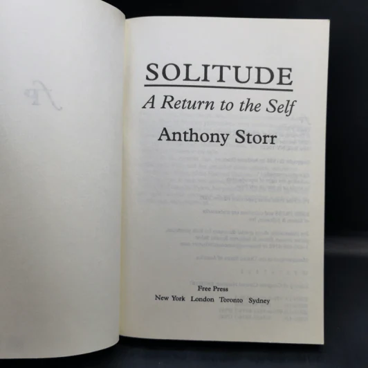 Solitude: A Return to the Self - Anthony Storr รูปที่ 8