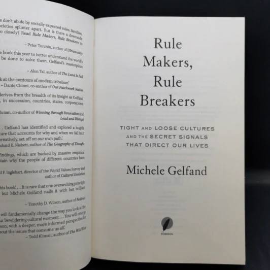 Rule Makers, Rule Breakers - Michele Gelfand รูปที่ 8
